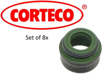 Set of 8 Engine Valve Stem Seal 7mm for VW 1.9/20l 1990-2006 - Image 1 of 2