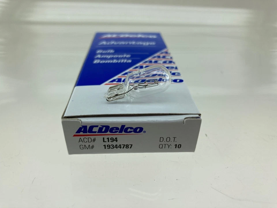 ACDELCO 194 19344787 MINIATURE LIGHT BULB (10 PACK) - Image 1 of 1