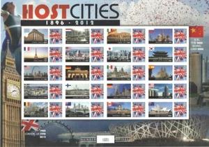 BC-382 2012 Olympic Host Cities Business Smilers Sheet - Picture 1 of 1