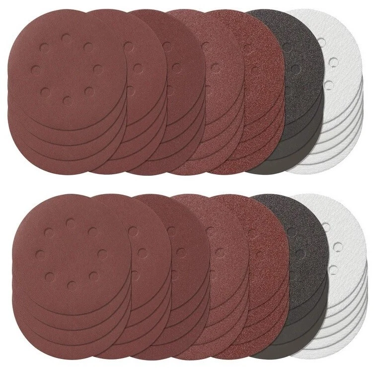 60 x Schleifscheiben 125mm Klett Exzenter Schleifpapier Schleifblätter Schleifer - Bild 1 von 1