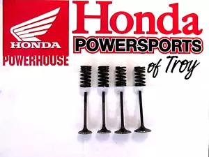 NEW GENUINE HONDA OEM IN. & EX. VALVES AND SPRINGS 2004-05 TRX450R - Foto 1 di 3