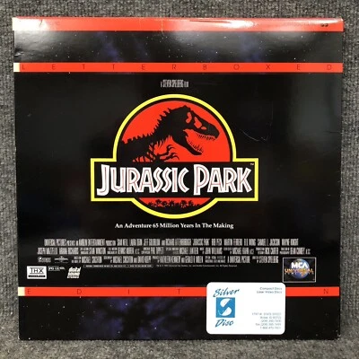 Jurassic Park Letterbox Edition 12” Laserdisc 1993 Extended Play THX EUC - Image 1 of 4