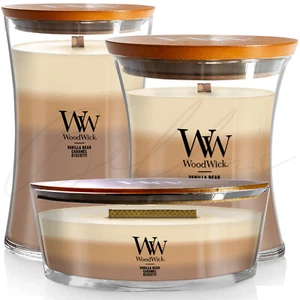 WOODWICK CANDLE Trilogy Cafe Sweets Long Lasting Scented Candles *CHOOSE ITEM* - Picture 1 of 10