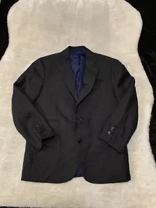Sid Mashburn Mens Black Wool Blazer Size 50 (US 40) Sport Jacket Italy - Picture 1 of 9