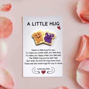 A Little Hug Encouragement Cards Peanut Butter and Jelly - Picture 1 of 2