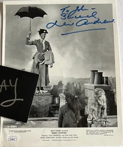 Julie Andrews Hand Signed Vintage Autograph JSA COA To John Mary Poppins - Picture 1 of 6
