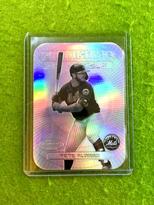 PETE ALONSO DIE CUT REFRACTOR SILVER PRIZM CARD 2020 Bowmans Best PETE ALONSO SP