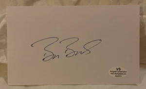 BARRY BONDS Signed Autographed 3x5 Index Card AUTO w/ COA PIRATES GIANTS HR KING - Picture 1 of 3