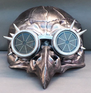 Steampunk Masqarae Industrial Half Mask With Beak - Picture 1 of 5