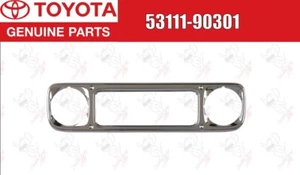 Toyota Genuine Land Cruiser BJ40 FJ40 79-84 Front Chrome Grill 53111-90301 OEM - Bild 1 von 9