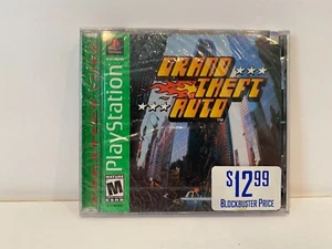 Grand Theft Auto (Sony PlayStation 1, 1998) - Rockstar - NEW - Blockbuster - Picture 1 of 7