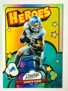 Tarjeta HOLOFOIL 2024 Panini Prestige Jahmyr Gibbs #3 ¡Héroes Leones Estrella! - Imagen 1 de 3