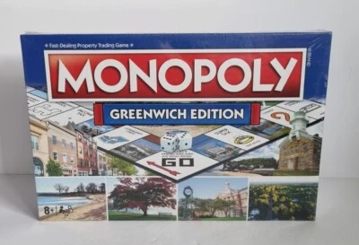 Monopoly Top Trumps Greenwich Connecticut USA Edition Hasbro 2021 New & Sealed  - Image 1 of 2