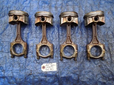 02-04 Acura RSX Type S K20A2 pistons and rods engine motor OEM PRB set DC747 - Image 1 of 4