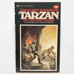 TARZAN AND THE LOST EMPIRE #12 By Edgar Rice Burroughs 1986 Boris Vallejo Art - Picture 1 of 5