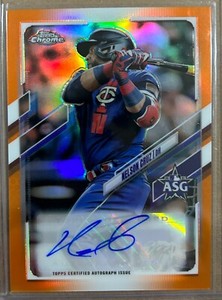 2021 Topps Chrome Update '21 All Star Game Auto Orange NELSON CRUZ (#10/25)