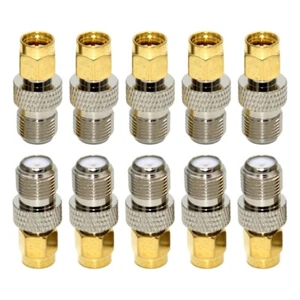 SMA Male to F Female RF Coaxial Adapter RF Converter for Stable Communication - Picture 1 of 8