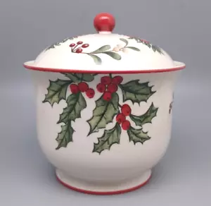 Better Homes & Gardens Winter Forest Heritage Collection Candy Dish Canister 6" - Picture 1 of 11