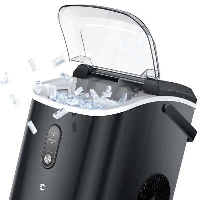 Ecozy Nugget Ice Maker Countertop Pebble Ice Maker Machine with 33lbs/24H