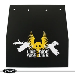 04-07 Ski Doo REV SUMMIT 600 / 800 Snowflap, LIVE2RIDE _ YELLOW PDP SNOW FLAP  - Bild 1 von 5