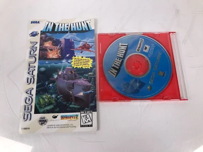 🔥In the Hunt (Sega Saturn, 1995, Kokopeli) 🔥Authentic Disc 🔥 Disc & Manual - Image 1 of 4