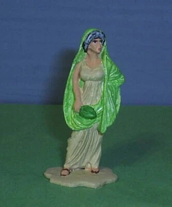 SPIELZEUG SOLDATEN BLECH RÖMISCH SEXY FRAU HÄLT FÄCHER 54 MM - Bild 1 von 1