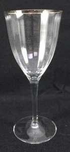 Gorham Crystal Laurin Gold Wine Glass - Picture 1 of 4