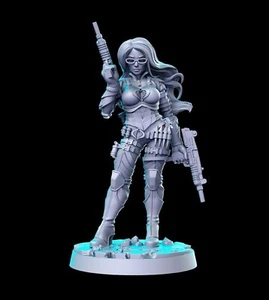 Baroness RAH | Pinup Sci-Fi Miniature D&D Tabletop Game RPG Pathfinder RNE - Picture 1 of 1