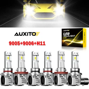 Fit Dodge Durango 6X 9005 9006 H11 LED Headlights Fog Light Bulbs Canbus White - Picture 1 of 10