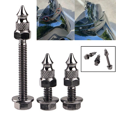 CNC Aluminum Batwing Windshield Spike Trim Mount Bolts For Harley Electra Glide - Image 1 of 4