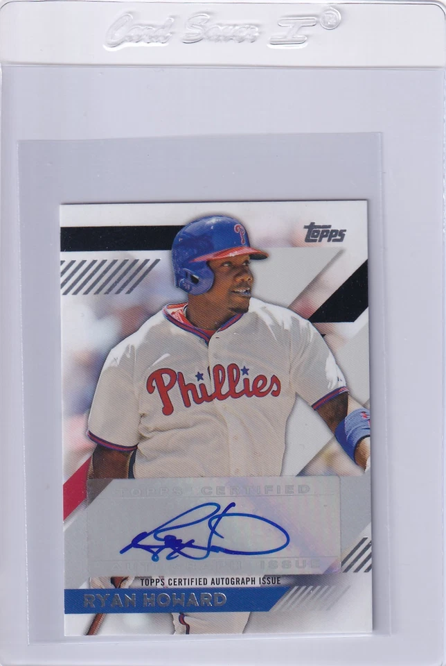 2014 Topps Mini RYAN HOWARD Autograph Auto MA-RH Phillies - Image 1 of 1