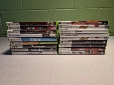Lot Of 18 Xbox 360 Games Mixed Genres - Image 1 of 3