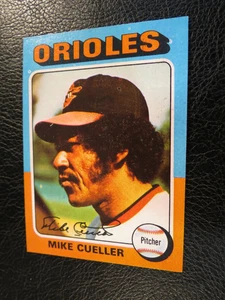 Juego de béisbol Topps 1975 #410 Mike Cuéllar, Baltimore Orioles, EX - Imagen 1 de 5