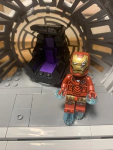 LEGO Iron Man Mark 6 (battle damage) sh923 from Set 76269 Avengers Tower (b2) - Picture 1 of 2