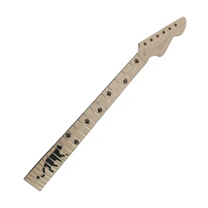 Maple Guitar Neck 22 fret 25.5inch Nice Cat&Cat Paws Inlay Firebird Head bolt on - Picture 1 of 6