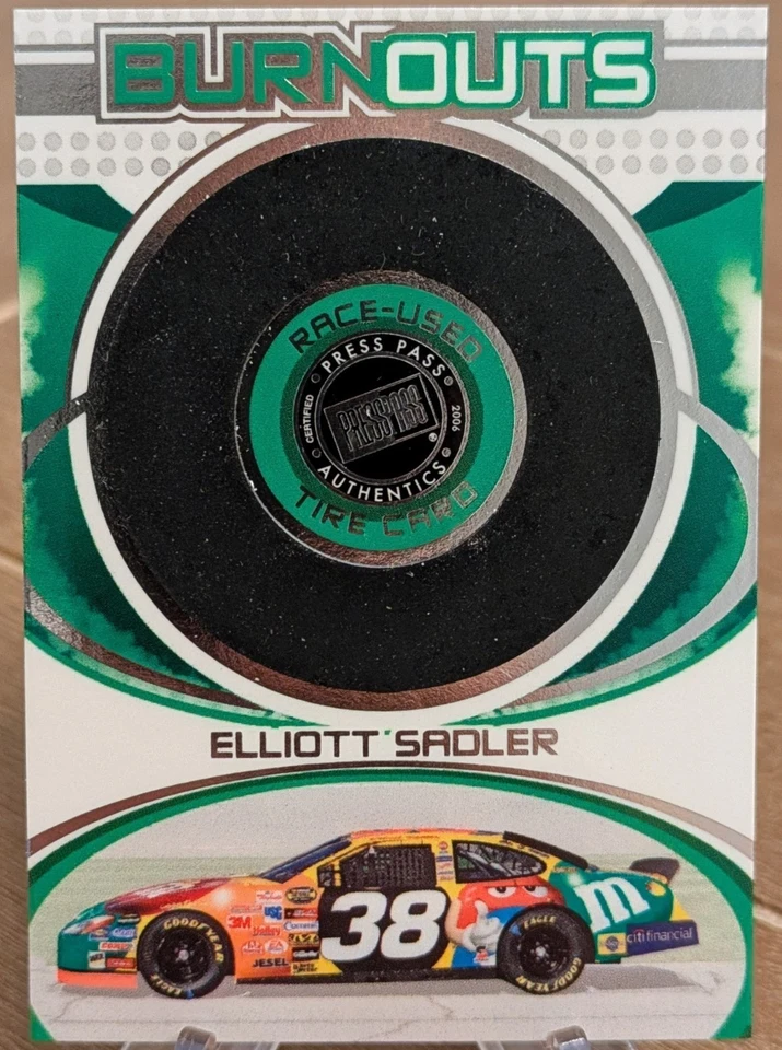 2006 Press Pass Premium Race Used Tire 233/1050 Elliott Sadler - Image 1 of 1