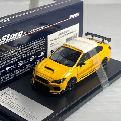 1/43 Hi-Story Subaru S207 NBR Challenge Package Yellow Edition 2015 HS202YE - Image 1 of 3
