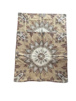 Set Of 2 Pottery Barn Medallion Botanical Boho 100% Cotton Pillow Covers 24X24 - Image 1 of 4