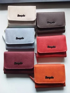 Damen - Börse Geldbörse Portemonnaie, mittel + unifarbig" +B +1 - Bild 1 von 20