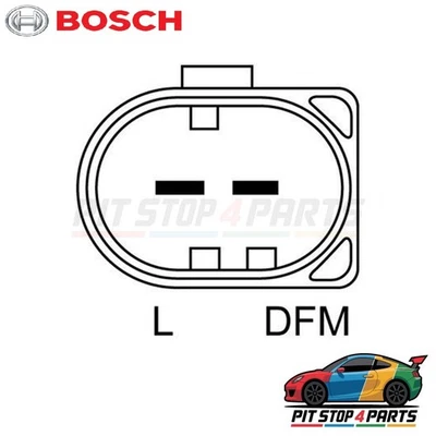 Bosch 0986048921 Alternator 185 mm Fits Land Rover Freelander 2000-2006 - Image 1 of 4