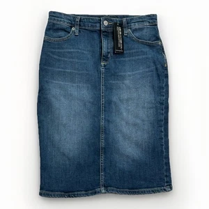 Banana Republic Jeansrock Bleistift Gr. 2 mittlere Waschung knielang Neu mit Etikett - Bild 1 von 3