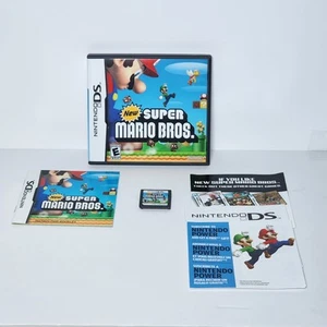New Super Mario Bros. (Nintendo DS) Lite DSi XL 3DS 2DS w/Case & Manual - Picture 1 of 5