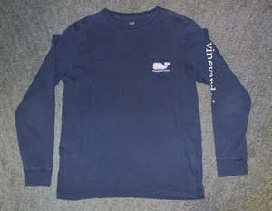 Vineyard Vines Boys Gray Long Sleeve T-Shirt - Size M (12- 14) - EUC - Picture 1 of 4