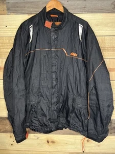 KTM Jacket Rain Suit 14 Power Wear Black Motocross Dirtbike Mens Large - Picture 1 of 13