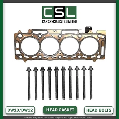 CITROEN PEUGEOT AHN DW10FUD HEAD GASKET WITH HEAD BOLTS 2.0 DIESEL JUMPER BOXER - Image 1 of 3