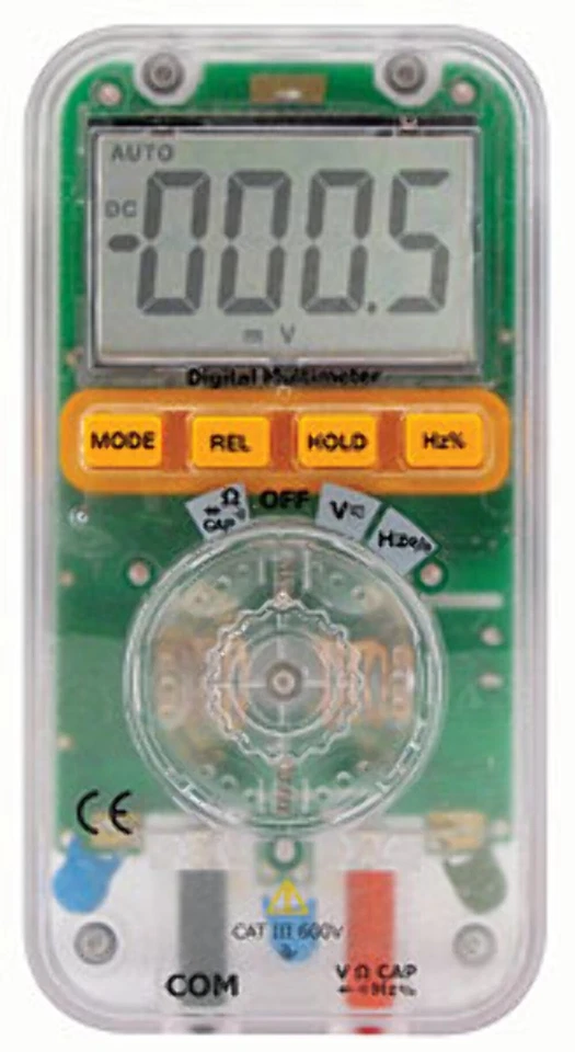 Lafayette HOBBY MULTIMETRO DIGITALE TRASPARENTE - Immagine 1 di 1