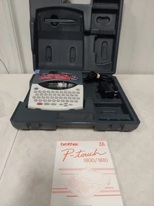 Etichettatrice Brother P-Touch modello PT-1800/1810 con manuale e custodia #2874 - Foto 1 di 7