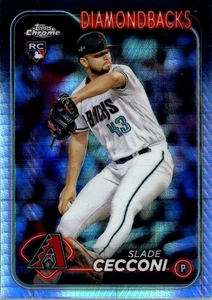 2024 Topps Chrome #77 Slade Cecconi Prism Refractors - Picture 1 of 2