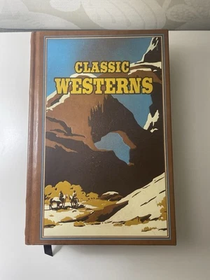 Classic Westerns Leather Bound Hardcover Book: by Wister, Owen Cather, Willa Foto 1 de 4