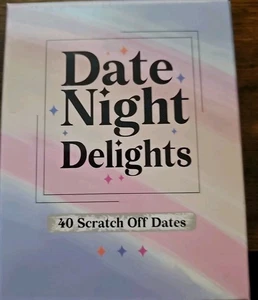Date Night Delights 40 Scratch Off Dates Brand New Sealed - Picture 1 of 2